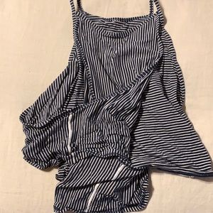 Blue&White Lululemon Fast as Light Tank